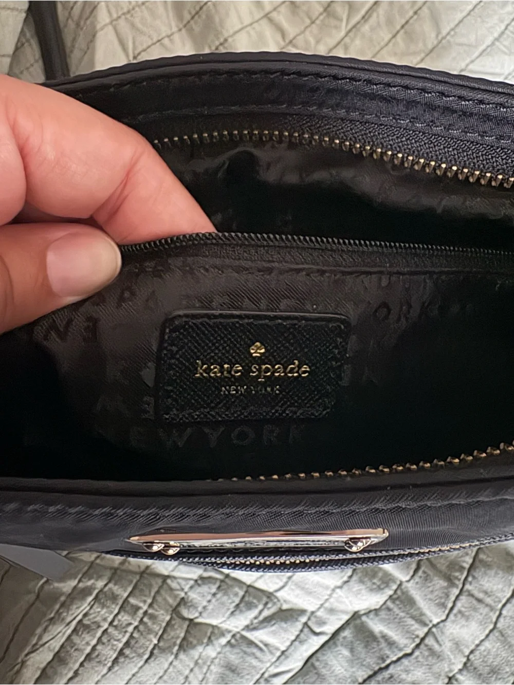Kate Spade New York Black Nylon Crossbody Bag | Mint Condition